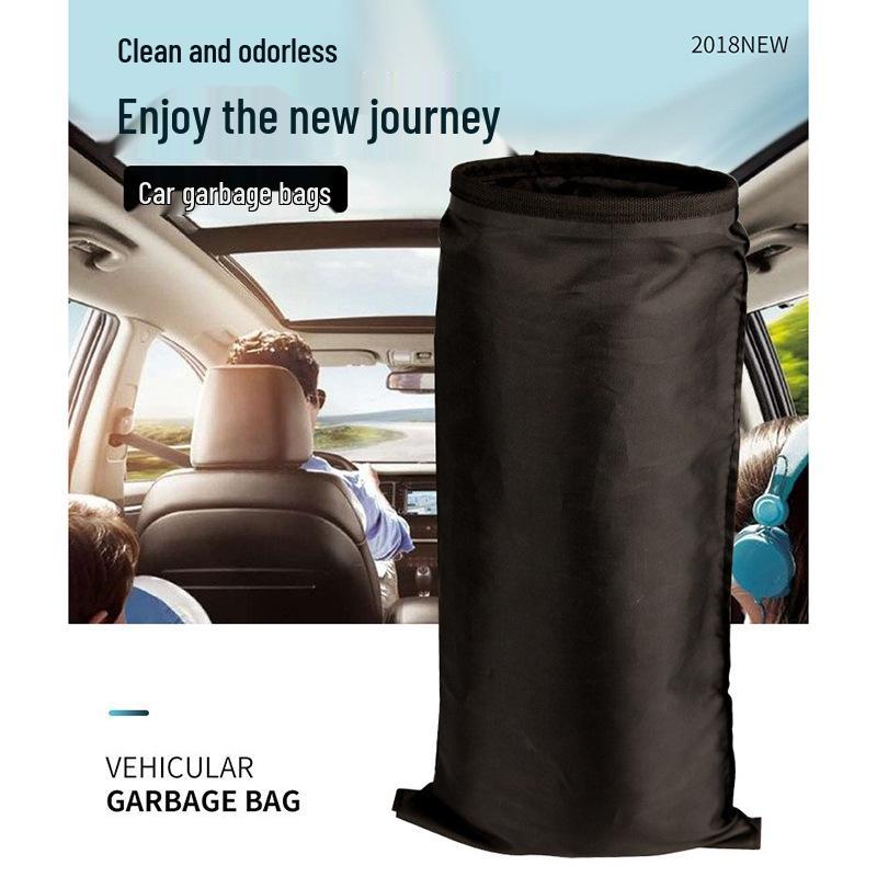 Hanging Car Trash Bag and Storage Organizer
