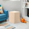 Quadratische Hockerhülle 36x25x32cm Dehnbare Hockerbezüge Elastischer Hocker Fußhocker Schutzbezug für Wohnzimmer Schlafzimmer