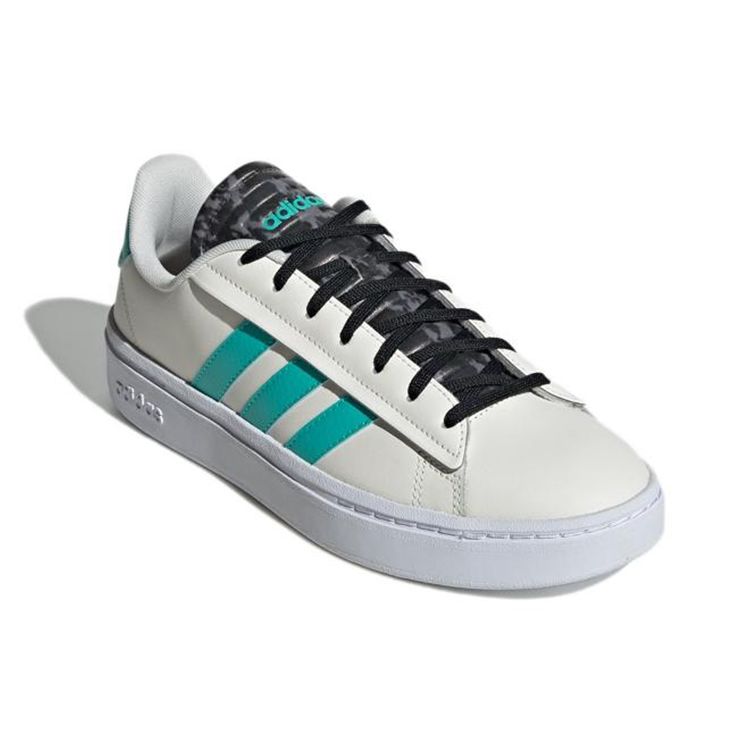 Adidas Neo Grand Court Alpha Camouflage Casual Low-Top Sneakers Men Sneakers White Green GZ6862