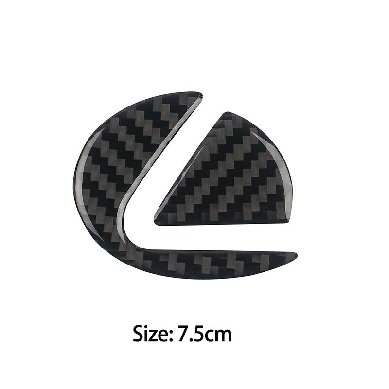 Lexus Car Sticker Carbon Fiber Steering Wheel Decorative Sticker For RX330 IS250 Ct200h ES300h RX350 IS300h NX300h RX400h ES350