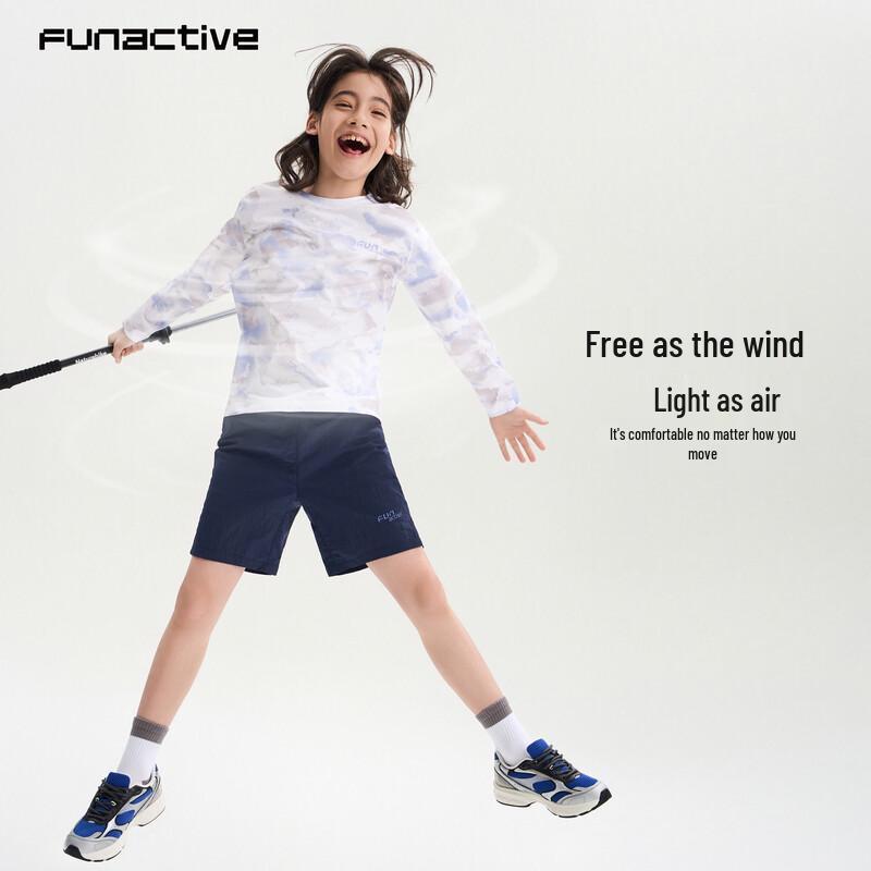 FUN ACTIVE Boys  Lightweight Long-Sleeve Athletic T-Shirt 160