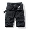 Men Summer Brand Solid Casual Classic Cargo Shorts Men Fashion Cotton Multi-pocket Shorts Men Outwear Breathable Shorts No Belt