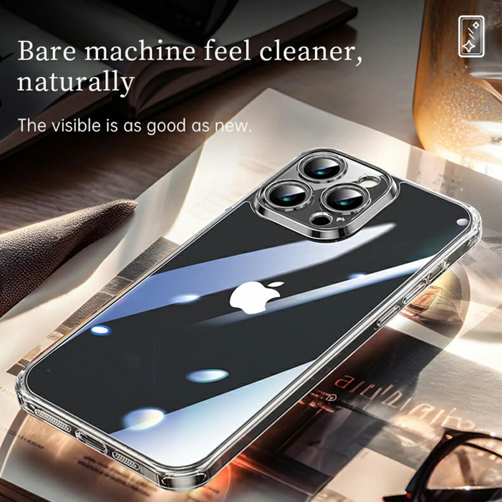 SULADA Für iPhone 16 Pro Max Klare Hülle TPU +Gehärtetes Glas Stoßfeste Handyhülle