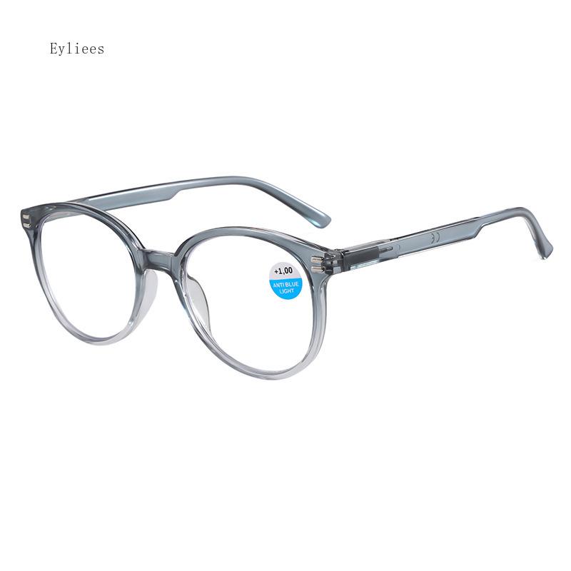 Vintage Ultralight Reading Glasses Men Women Round Glasses Frames for Read Female Black Blue Eyeglasses Glasses Frame +100 +150
