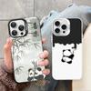 Cartoon Cute Panda Color Phone Case For IPhone 17 16 15 14 13 12 11 Pro Max Plus Pro Shell