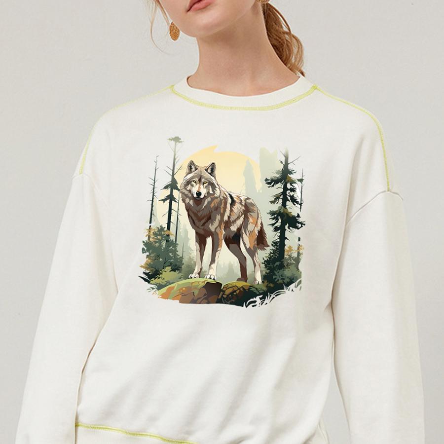 Forest Animal Iron On Patches For Clothes Heat-Adhesive Stickers New Design Diy Accessory Print On T-Shirt Hat Thermal Patches