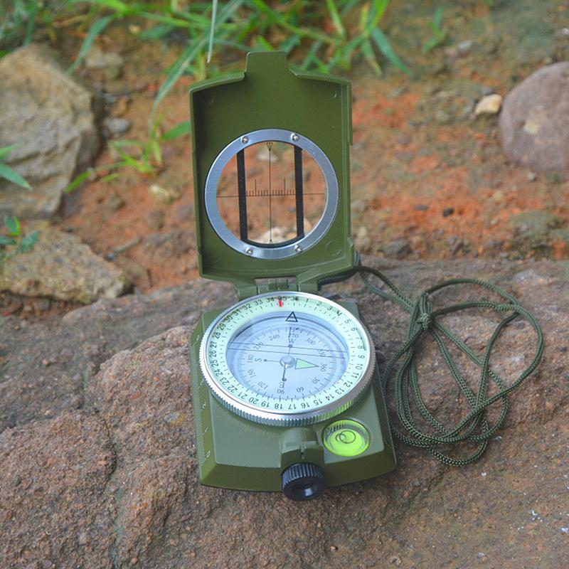 High Precision American Compass Multifunctional Military Green Compass