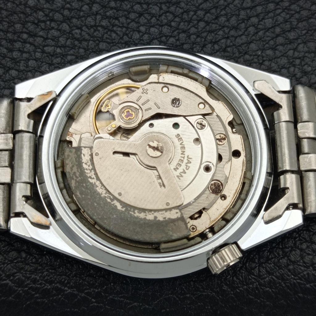 REFURBISHED JAPAN MADE SEIKO 5 AUTOMATIC MENS WATCH GREEN DIAL CUSTOM A440136-2 QV90-a440136