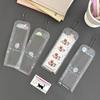 4 Grid Clear PVC Card Holder Kpop Photocard Life Four Cuts Glitter Sleeve Idol Photo Collection Storage Protector Pouch