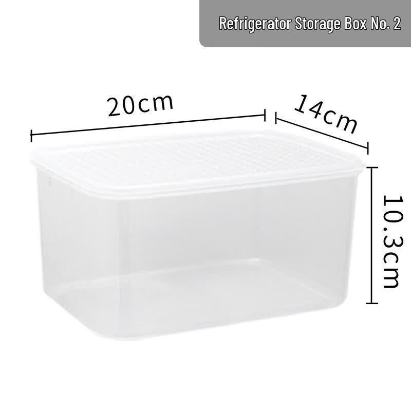 SPACEXPERT Transparent Lidded Food Storage Container