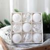9 Count Christmas Ball Ornaments, 3.15 Inch Xmas Balls for Holiday Celebrations
