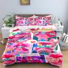 Trolls Cute Girl Printing Duvet Cover Cartoon Anime ChildrenS Bedroom Set Polyester Adult Gift 23Pcs Bedding