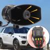 Mikrofon PA System Awaryjny Wzmacniacz Buczek 12V 100W Policyjna Syrena Klakson Pneumatyczny Megafon Dźwięk Klakson Samochodowy Samochodowy Alarm Ostrzegawczy Głośniki Głośne