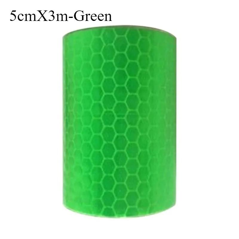 1Pc 3Meter Car Reflective Tape Auto Safety Warning Sticker Reflector Protective Tape Strip Film for Trucks Auto Motorcycle