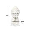 Mini Buddhism Figurine Statue Car Decoration Decorative Lifelike Resin Miniature Crafts Dolls Meditating Statue for Bedroom