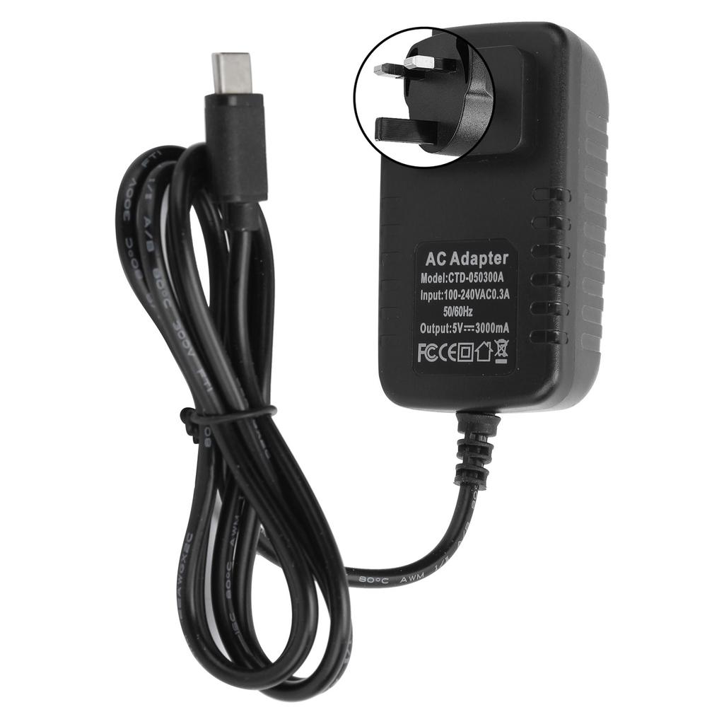 Power Supply for Raspberry Pi 4B 5V 3A Power Adapter TypeC Charger Computer Supplies