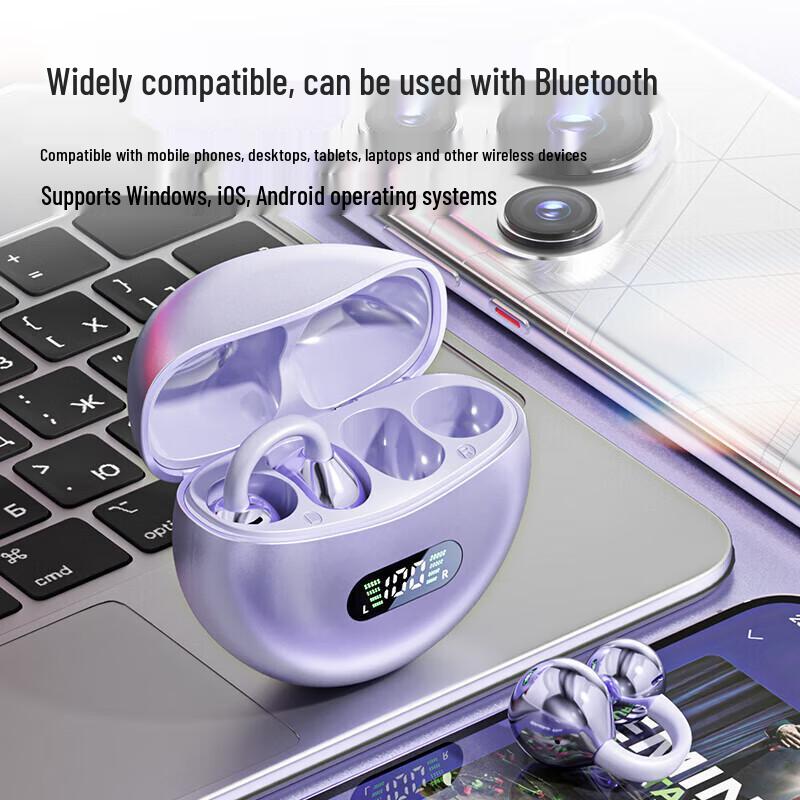 Newmine M79 Wireless Open-Ear Clip-on Earbuds