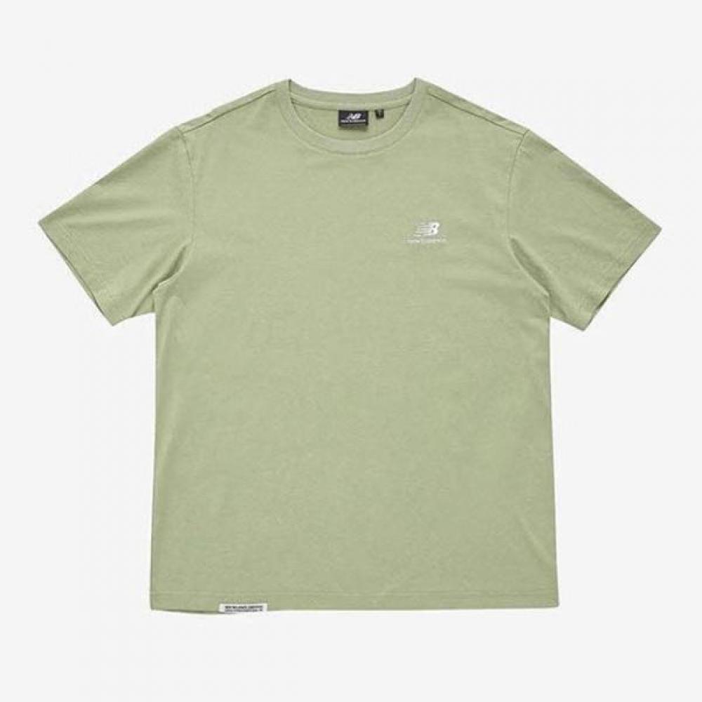 

New Balance Футболка Half Club EssenTial с маленьким логотипом светло-хаки Nbned2101 95(M)