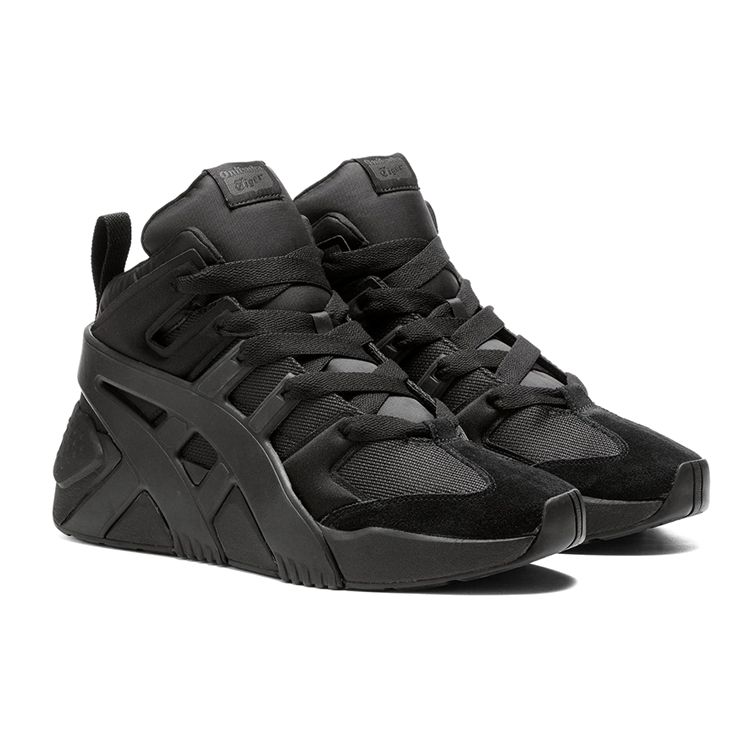 Onitsuka Tiger Unisex Big Logo Trainer Puffed Low Black 1183B559-001