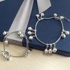 Vintage fashion Tibetan silver bracelet Bohemian cute super many bells female Miao silver anklet handmade jewelry