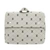 Vintage Corduroy Backpack Women's Bow Print Large Capacity Backpack