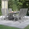 Vidaxl 7-Cz. Garden Furniture Set, Solid Acacia Wood