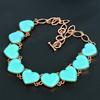Blue Triplet Opal Handmade Gemstone Jewelry, 999 Copper Wire Wrapped Necklace Unique Design Jewelry, For Women