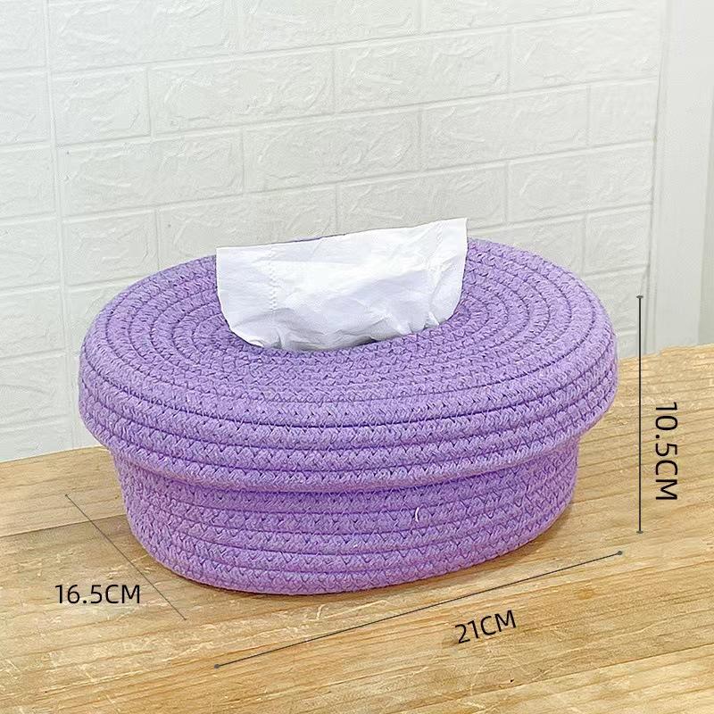 Tissue Box Cover Facial Tissue Holder Napkin Organizer Dispenser for Bathroom Vanity Countertop Night Stands Desk Tabletop Car