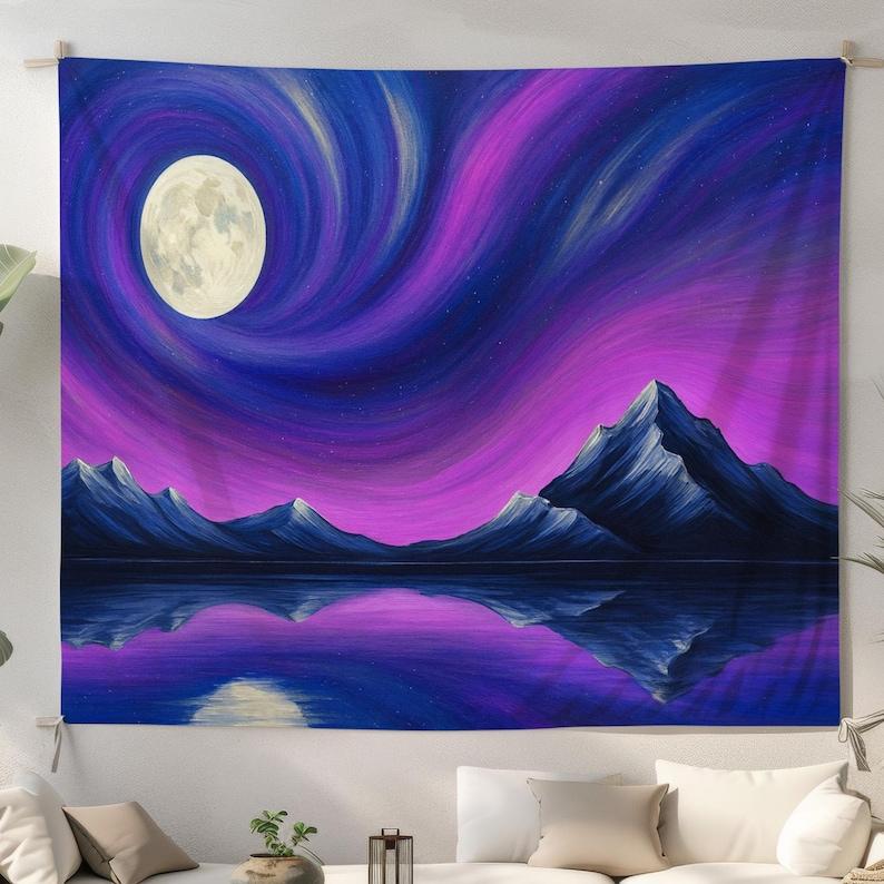 Moon Hill tapestry 75x100 чёрный