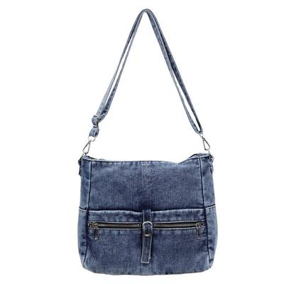 Borsa Grande in Denim Lavato Vintage