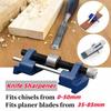 Manual Knife & Chisel Sharpening Jig with Fixed Angle Guide for Woodworking Tools.