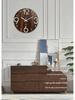 12" Luminous Silent Quartz Wall Clock - Creative Wooden Design for Living Room