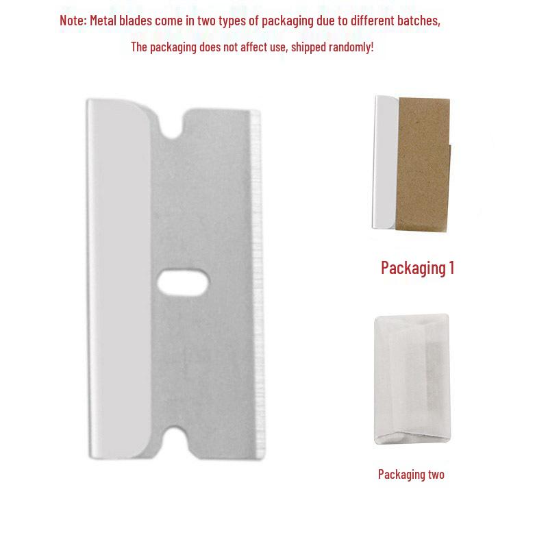 Plastic and Metal Adhesive Removal Scraper Blade Set for Glass and Plastic Cleaning