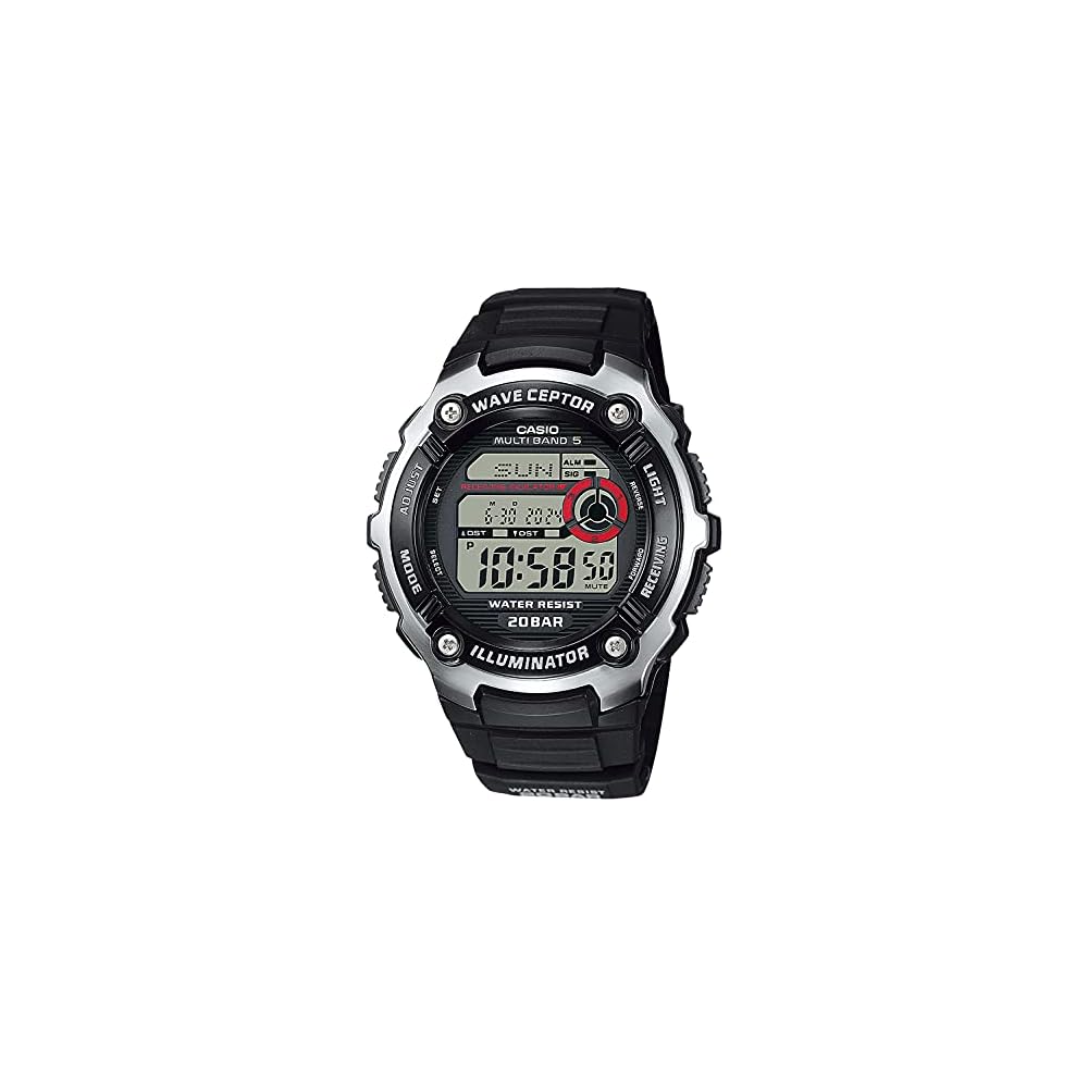 Casio Collection WV-200R-1AJF Men's Black Watch Water Resistant Analog Design