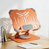 All-Metal 360° Rotating Phone & Tablet Stand, Adjustable Multi-Angle, Desktop Foldable Cooling Holder.