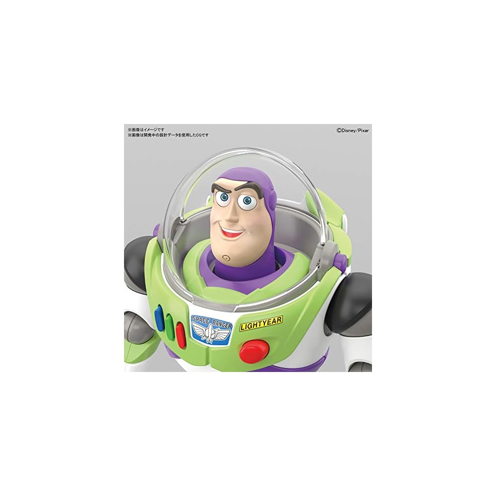 Bandai Spirits Toy Story 4 Buzz Lightyear Color-Coded Plastic Model Kit BAS5057698