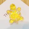 Transparent Sequin Turtle Ornaments Glitter Small Turtle Figurine for Fairy Gardens Aquarium DIY Crafts Desktop Decoration