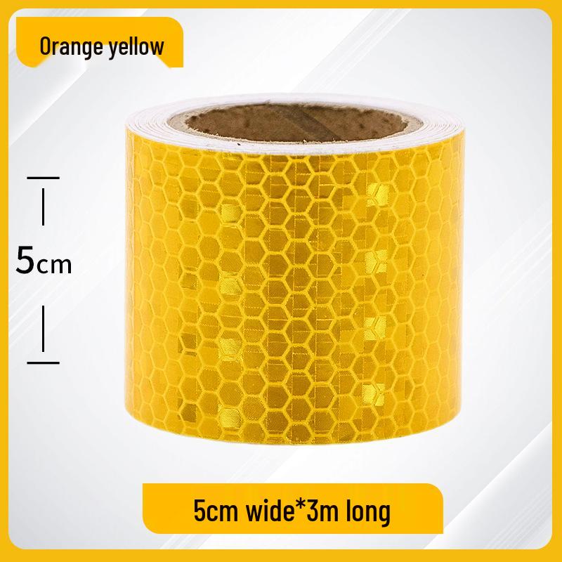 

Night Safety Anti-Collision Reflective Strips - Traffic Warning Stickers with Microprismatic Film