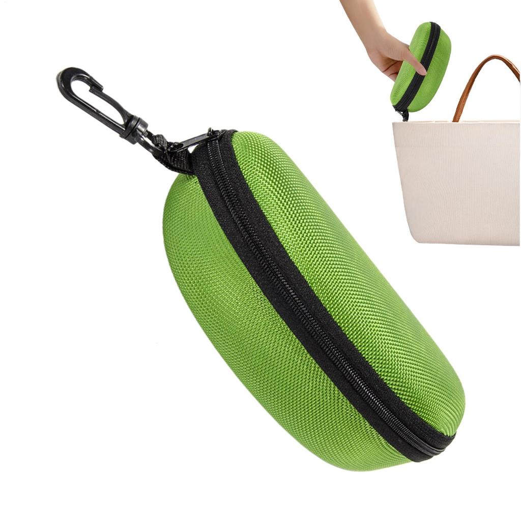 1Pc Sunglasses Sunglasses Men's Women's Storage Box Portable Anti-Stress Travel Zipper Eyeglasses Frame Glasses Case