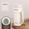 OLOEY Double-Mouth Ceramic Coated Insulated Coffee Mug