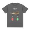 Cah Fih Meme Tshirt Funny Calling Cat Fish Hybrid Meme T Shirt Absurd Humor Internet Culture Gift Viral Short Sleeves Tops