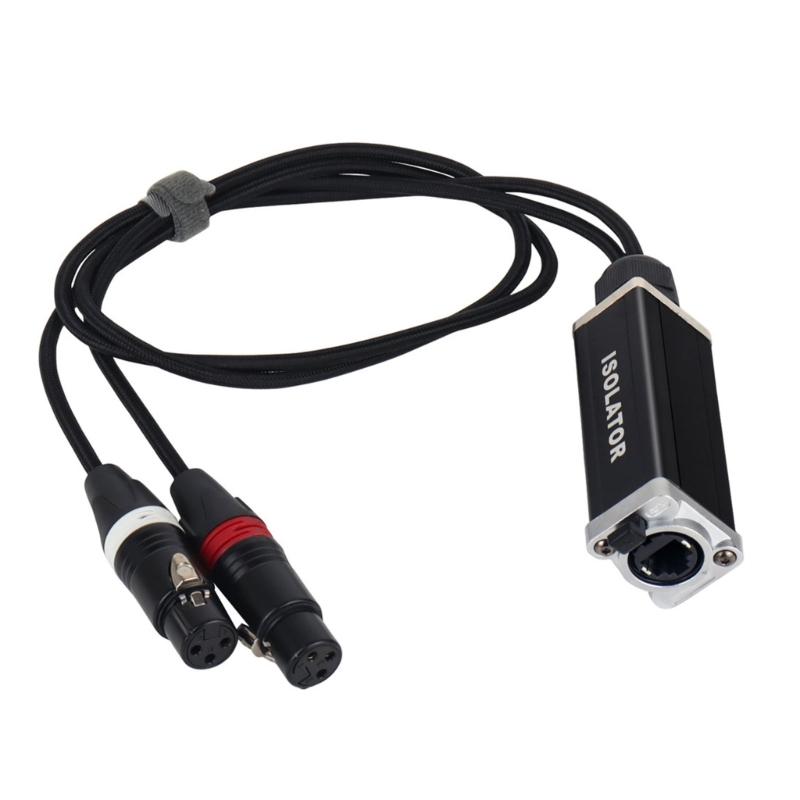 Metal XLR Line Extender Double Channel Connectors with Enhancing Signal Stability Perfect for Stage and Recording Use