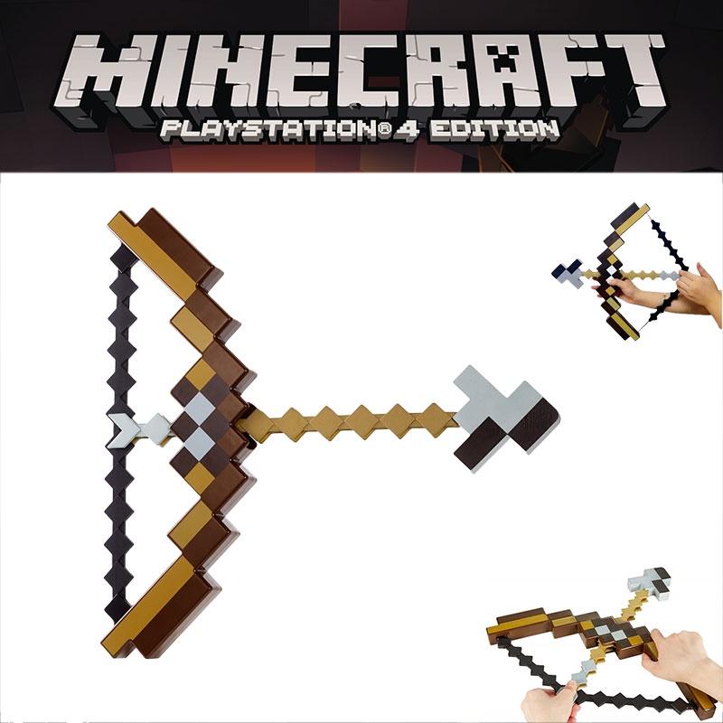 Minecraft Plastic Bow And Arrow Toy For Kids Durable And Fun Minecraft-themed Playtime