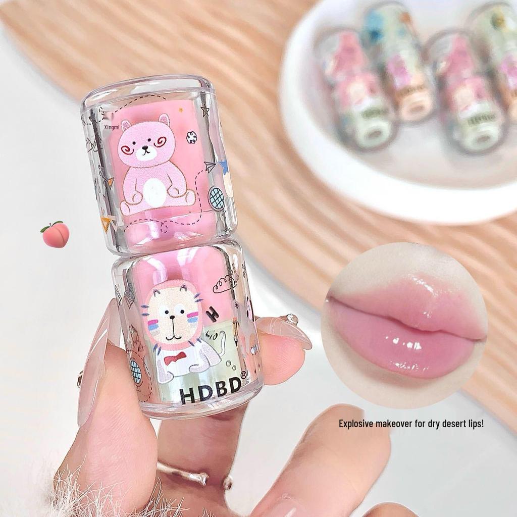 Cute Cartoon Lip Balm & Oil: Moisturizes, Nourishes, Hydrates, Exfoliates, Fades Lip Lines, Anti-Cracking for Teens