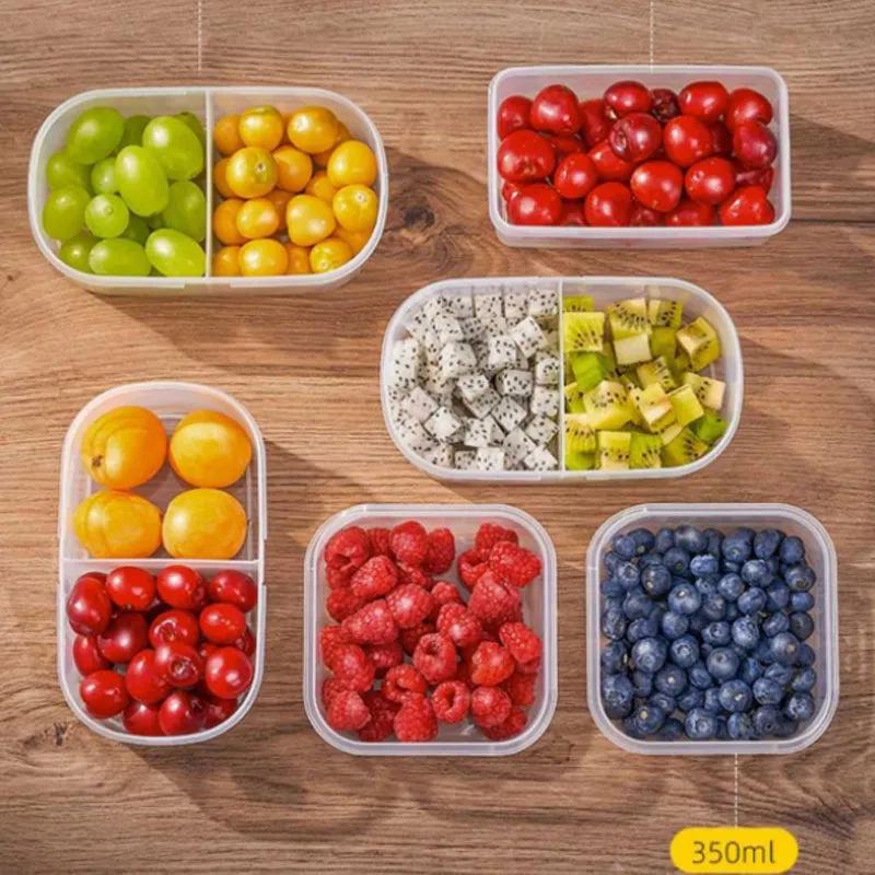 Portable Lunch and Fruit Storage Box for Students and Office Workers