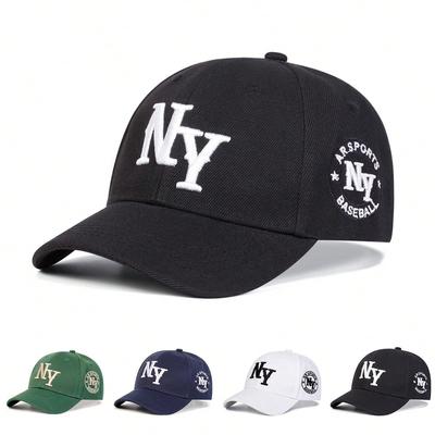 Kinder Buchstaben Stickerei Verstellbare Hip Hop Baseballkappe Designer Kappe Frühling Herbst Outdoor Freizeit Hüte Reisezubehör für Jungen Mädchen