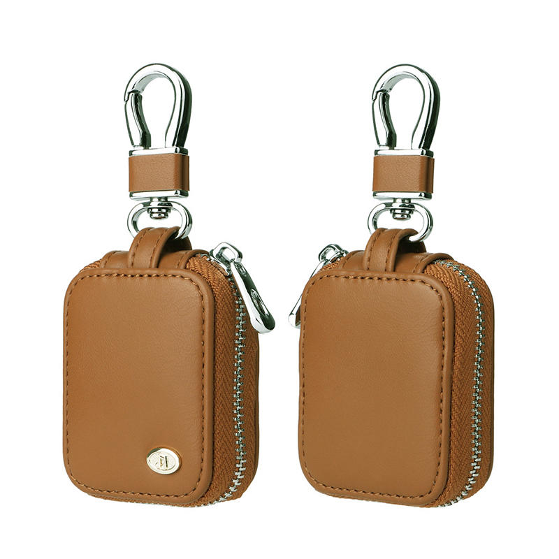 1PC universal Bluetooth Earphone Accessories Anti Lost Leather Cover Shockproof Portable Protective Case PU Storage Bag