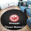Eintracht Frankfurt Custom Name Round Area Rug,Carpet Rug for Living Room Bedroom Sofa Playroom Decor,Non-slip Floor Mat