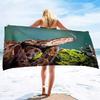 Schlangen Strandtuch Übergröße,Dickes Mikrofaser-Strandtuch,Super saugfähig,Sandfrei,Kühles Bade-Strandtuch für Reptilienliebhaber