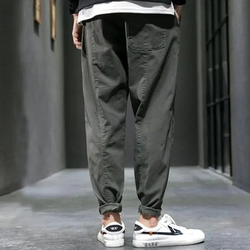 Mann Gerade Bein Lose Beiläufige Männliche Hosen Hip Hop Streetwear Kleidung Frühling Herbst Mode Temperament Koreanische Jeans